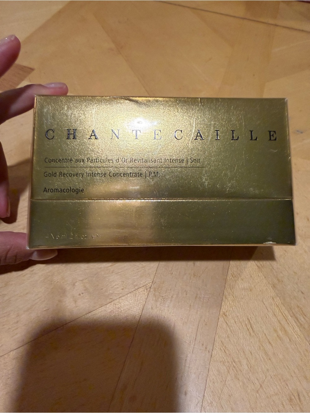 Chantecaille Gold Recovery Intense Concentrate - Metallic Gold Box